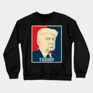 Trump Hope Poster Art Crewneck Sweatshirt